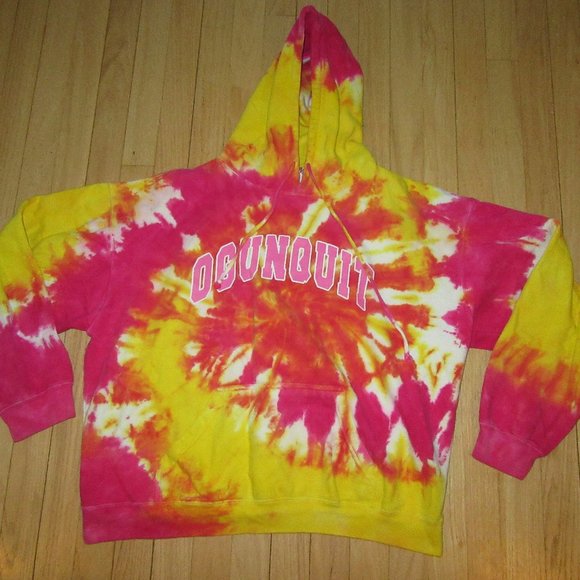 OGUNQUIT MAINE HOODIE/TIE DYE/TSUNAMI BRAND/POCKETS/SIZE XL! - Picture 1 of 7